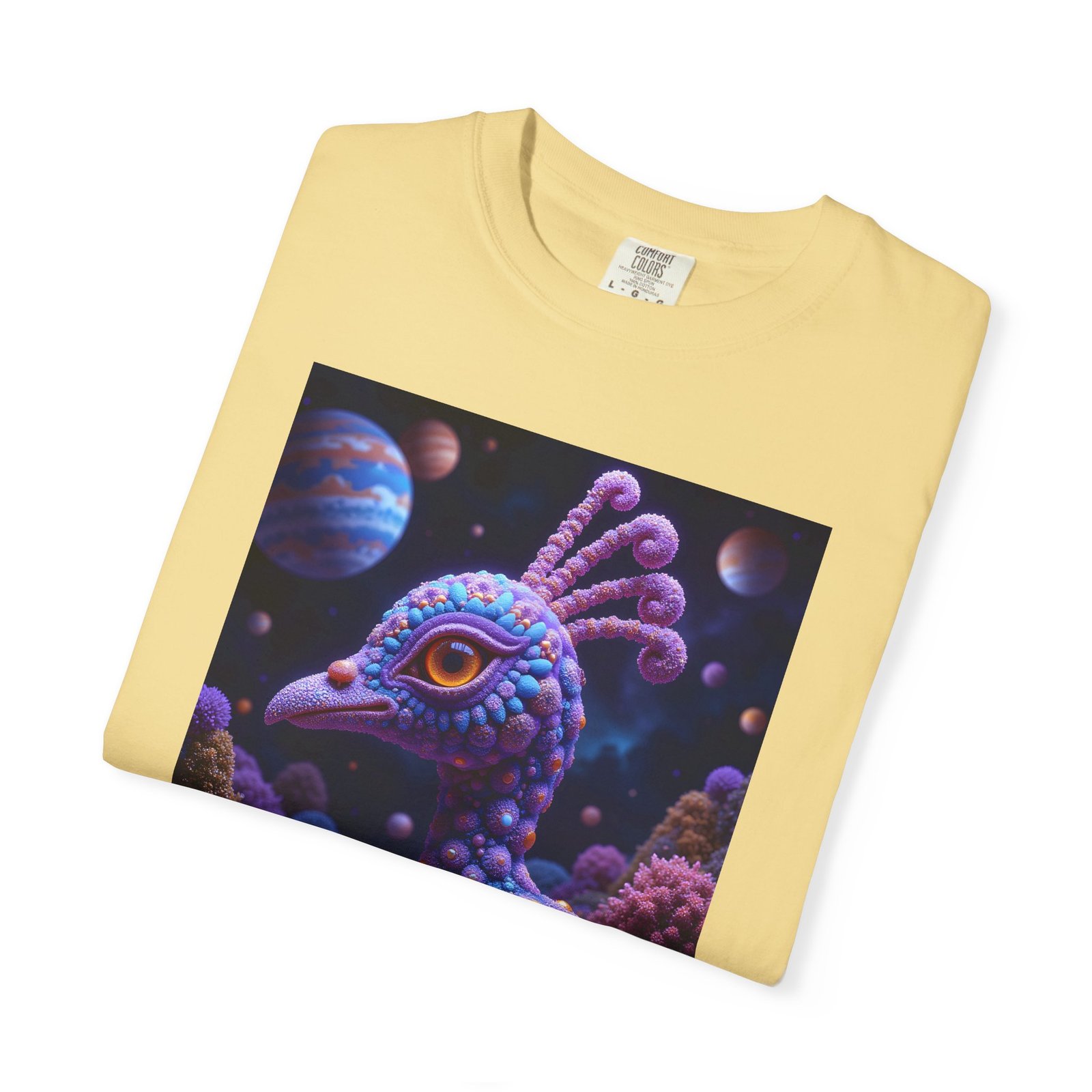 T-shirt "Psychedelic Peacock Neck" - Image 11