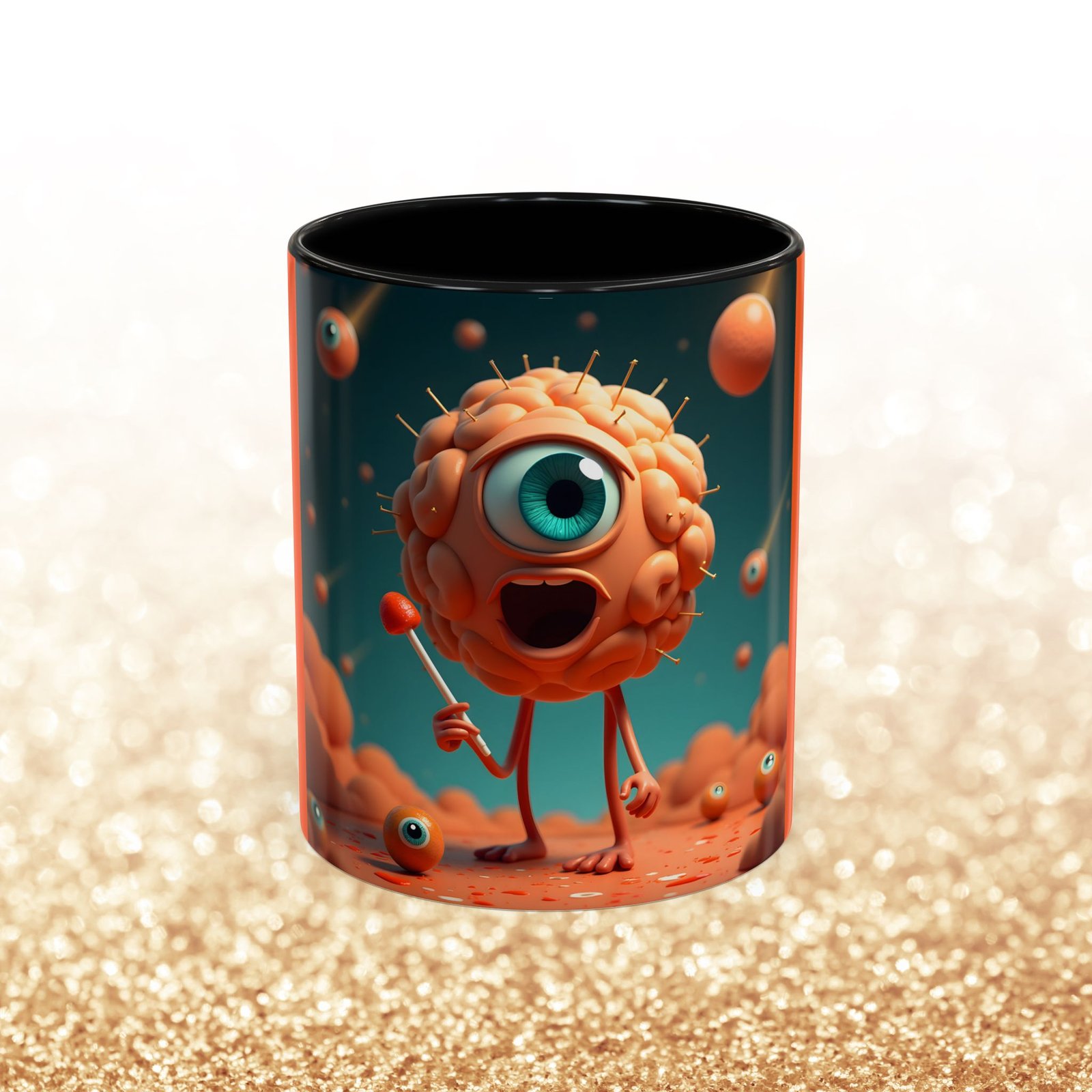 Mug "Surreal Brain Creature" - Image 5
