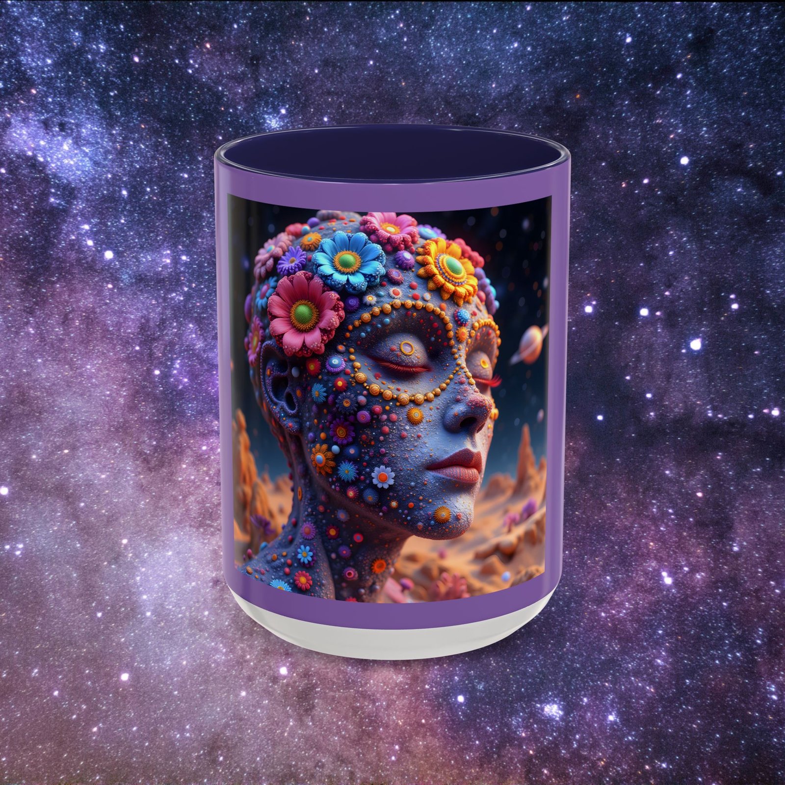 Mug "Cosmic Blue Goddess" - Image 7