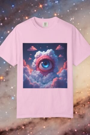 T-shirt "Dreaming Earth on Pink Clouds"