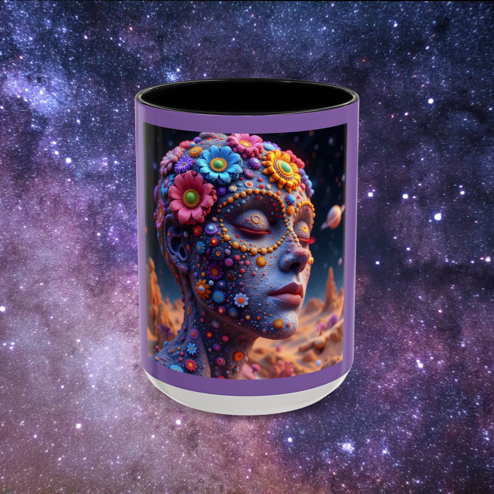 Mug "Cosmic Blue Goddess" - Image 6
