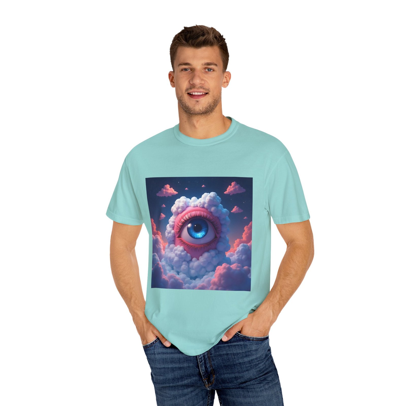 T-shirt "Dreaming Earth on Pink Clouds" - Image 20