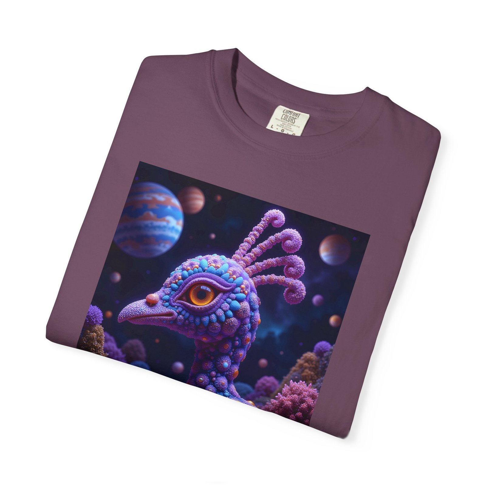 T-shirt "Psychedelic Peacock Neck" - Image 51