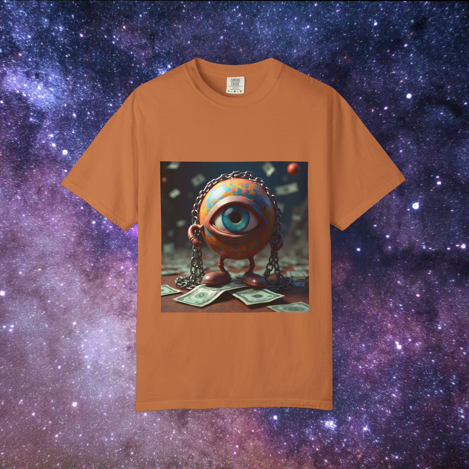 T-shirt "The World in Chains – Trippy Art on Capitalism & Control" - Image 17