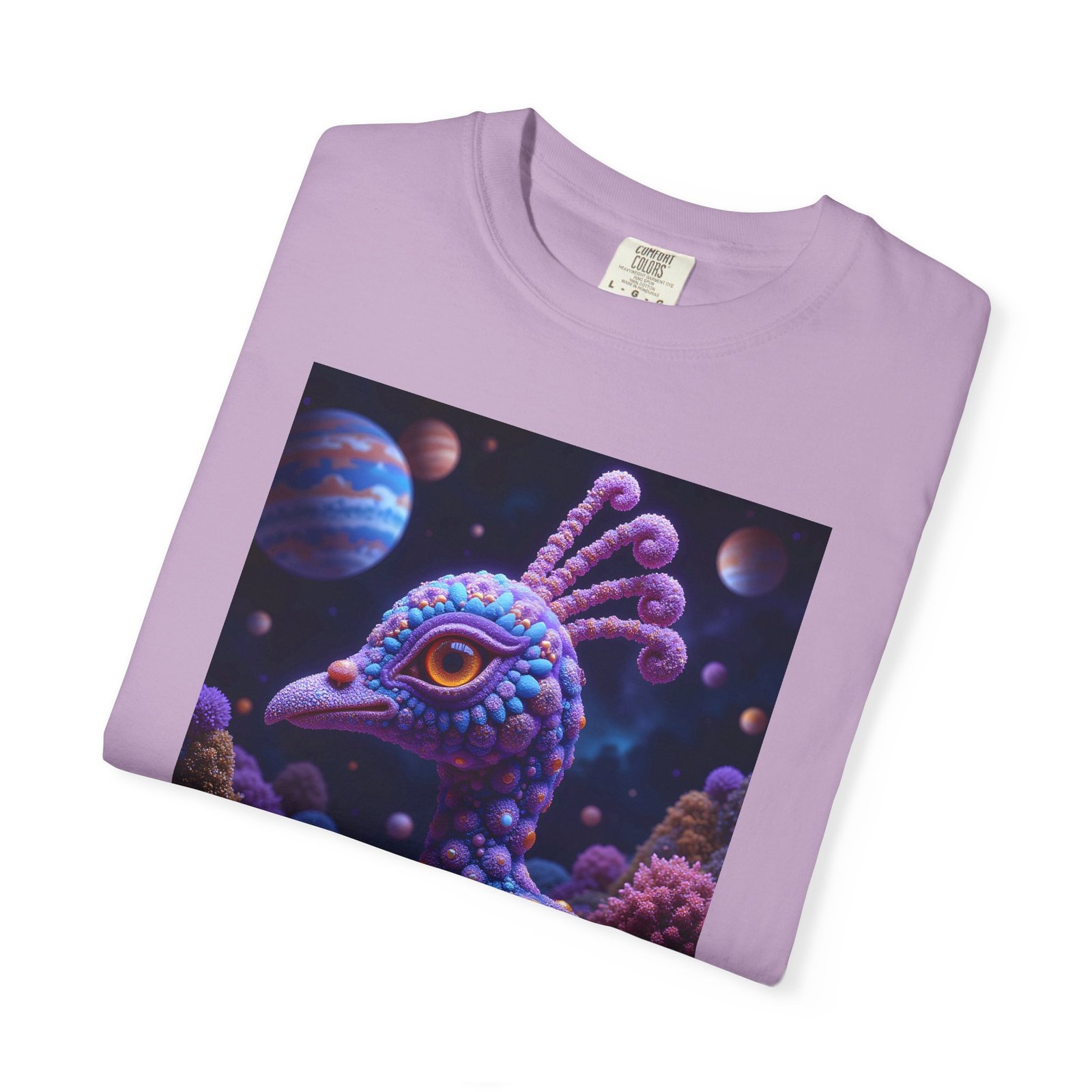T-shirt "Psychedelic Peacock Neck" - Image 39