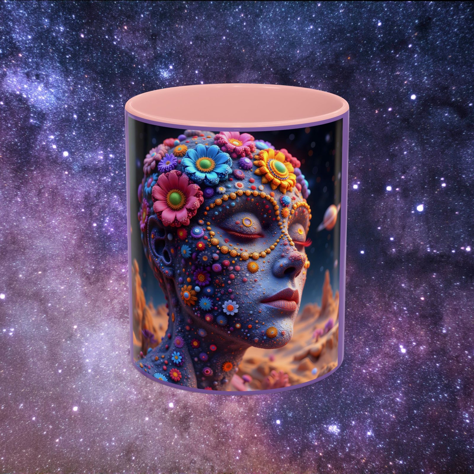 Mug "Cosmic Blue Goddess" - Image 5
