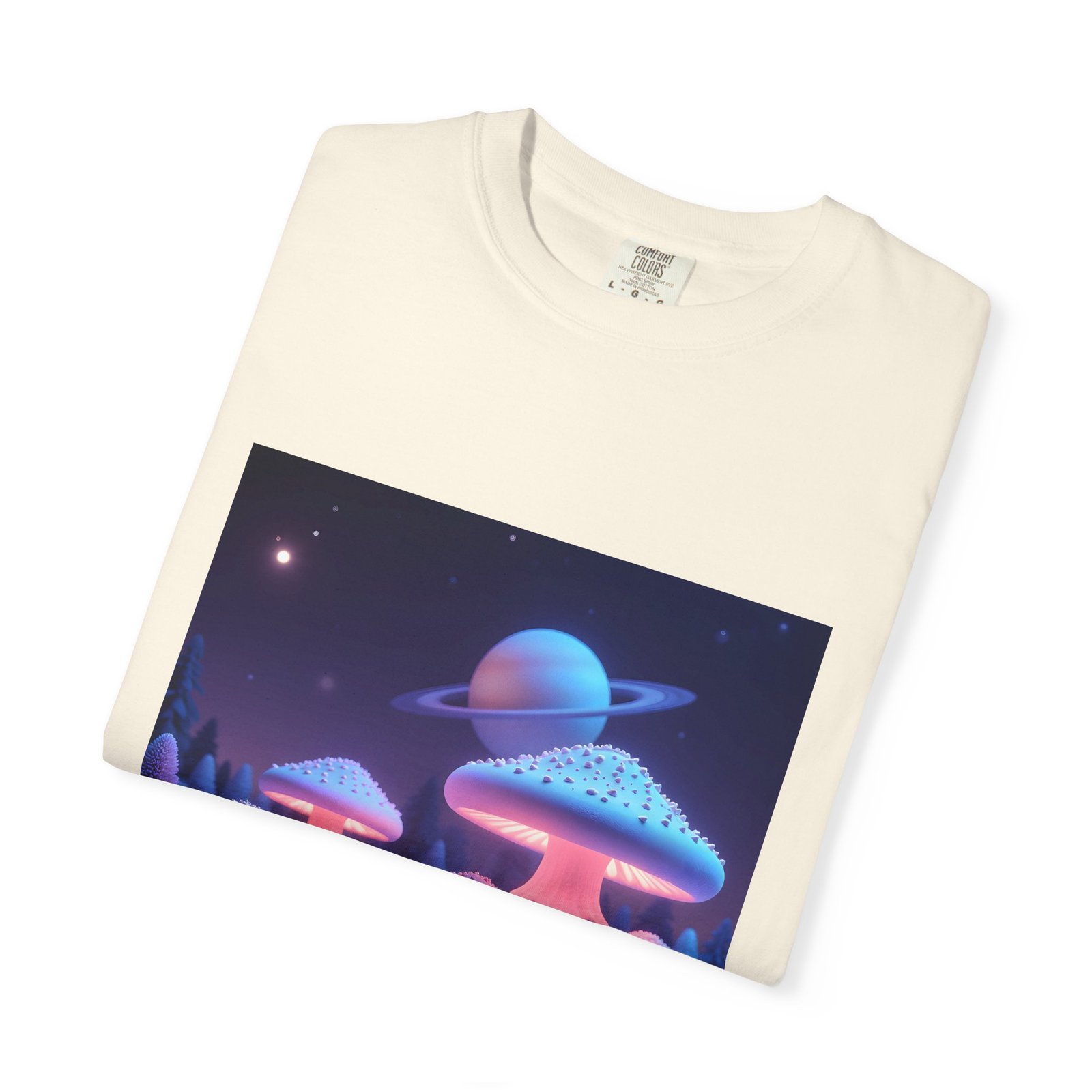 T-shirt "Glowing Trippy Mushrooms" - Image 11