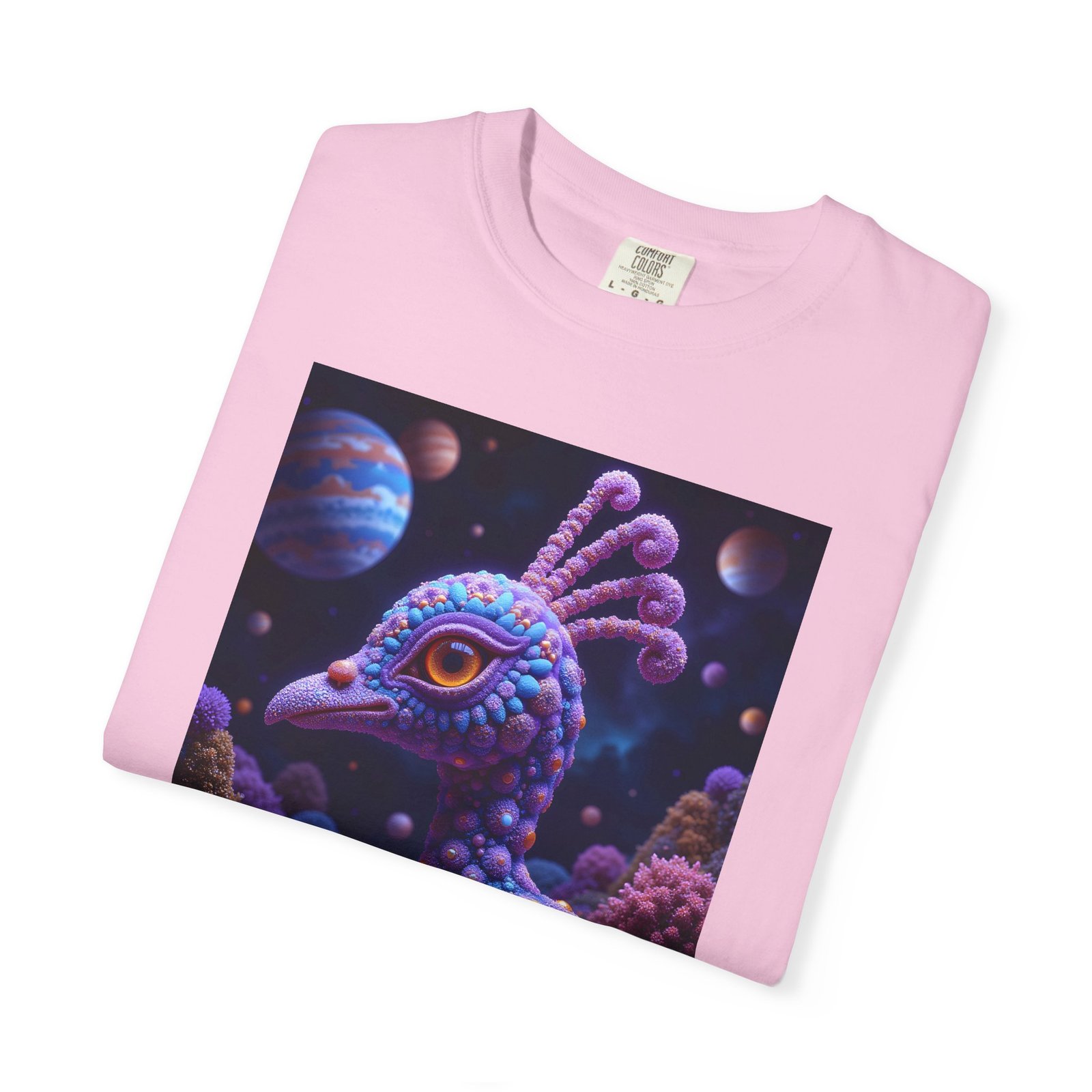 T-shirt "Psychedelic Peacock Neck" - Image 43