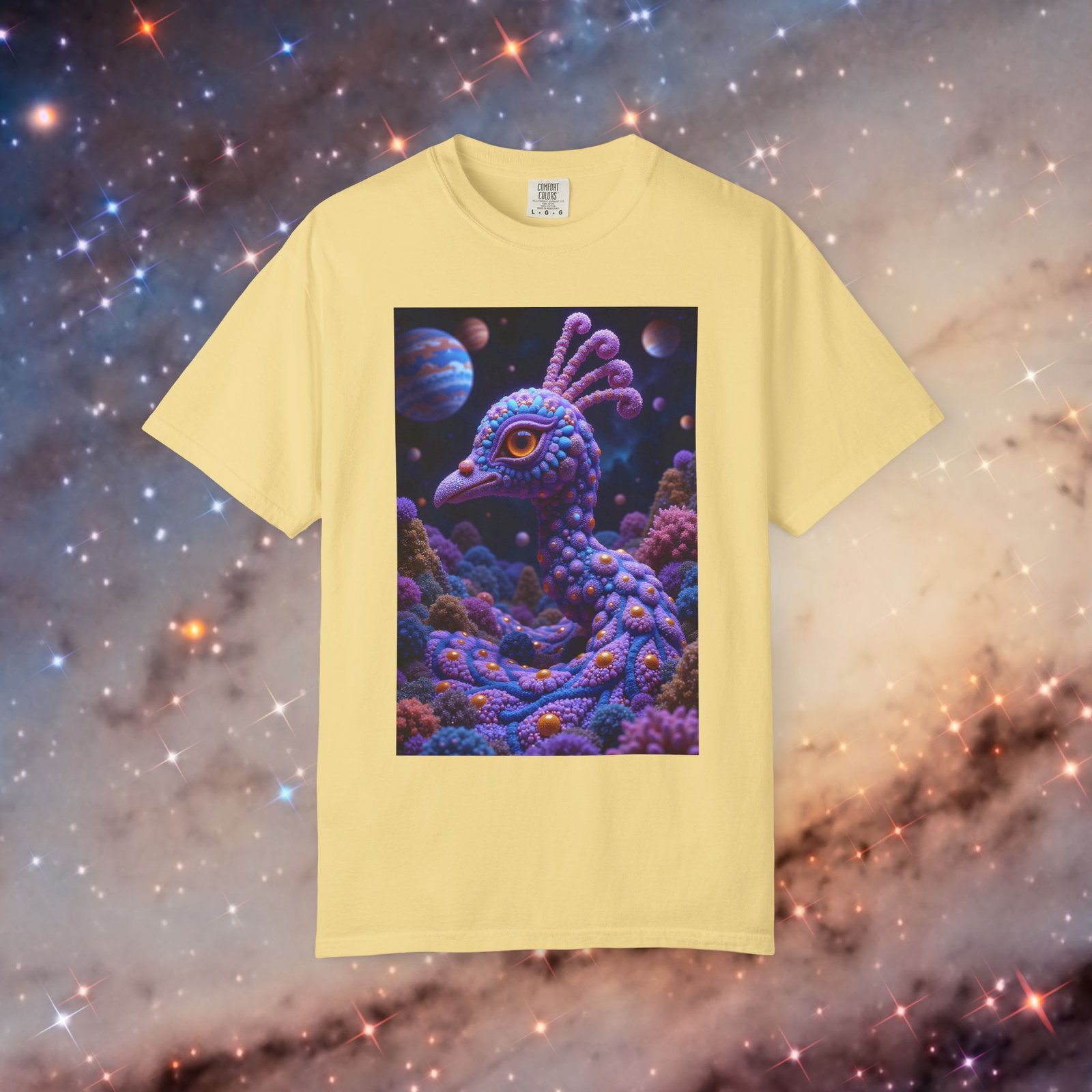 T-shirt "Psychedelic Peacock Neck" - Image 9