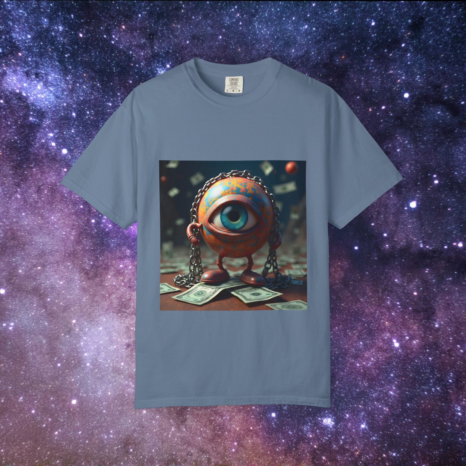 T-shirt "The World in Chains – Trippy Art on Capitalism & Control" - Image 37