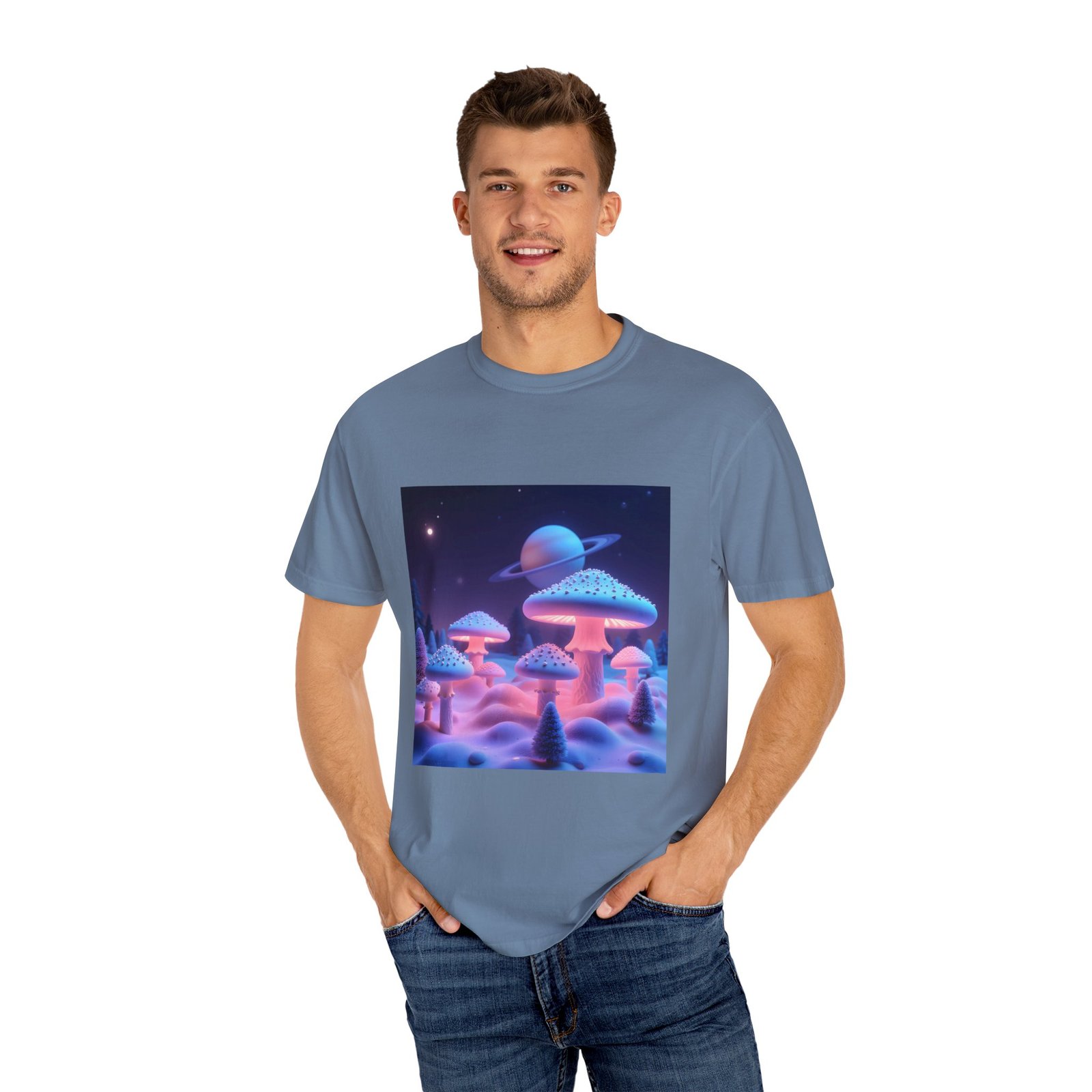 T-shirt "Glowing Trippy Mushrooms" - Image 36