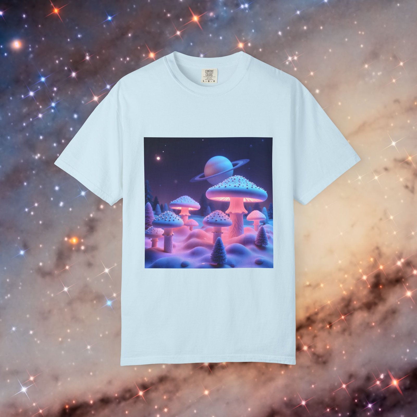 T-shirt "Glowing Trippy Mushrooms" - Image 25