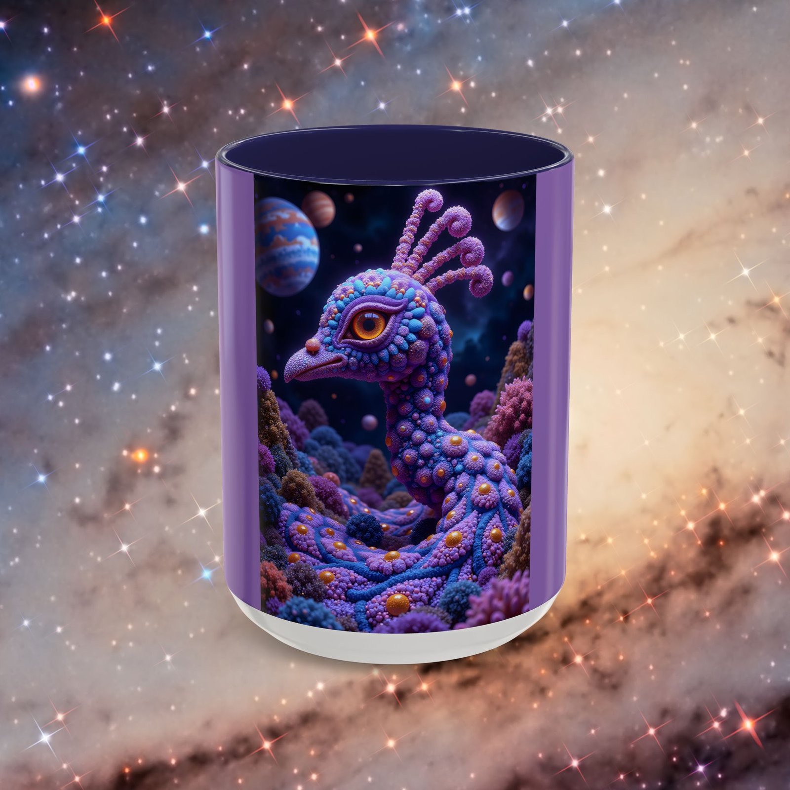 Mug "Psychedelic Peacock Neck" - Image 9