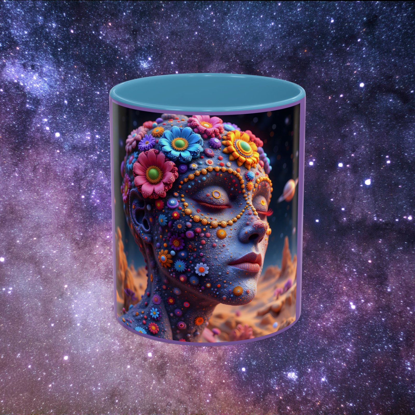 Mug "Cosmic Blue Goddess" - Image 9