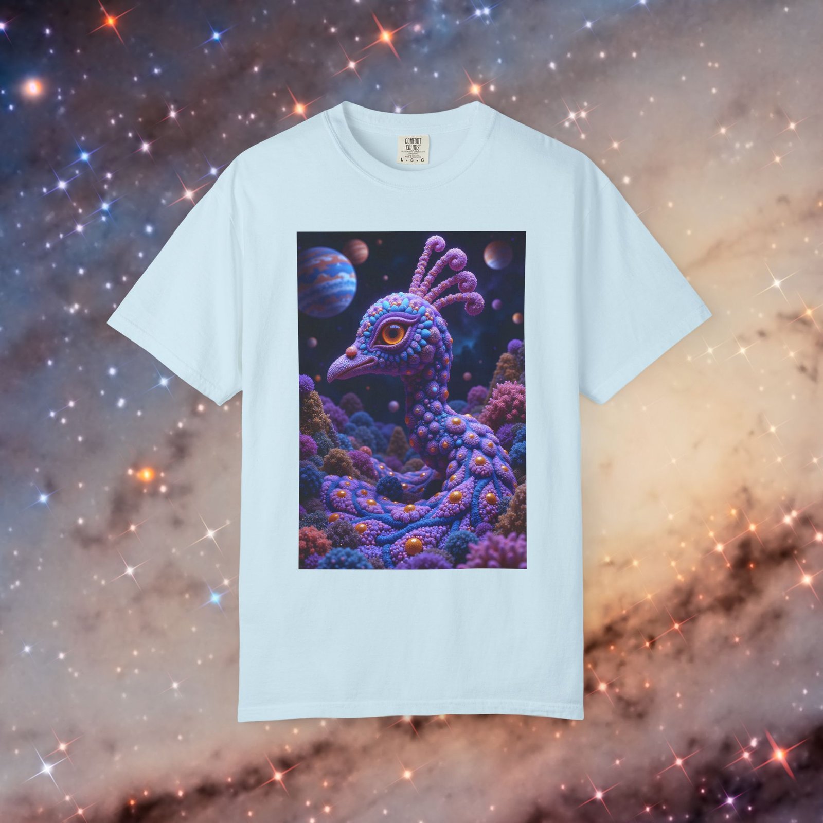 T-shirt "Psychedelic Peacock Neck" - Image 21