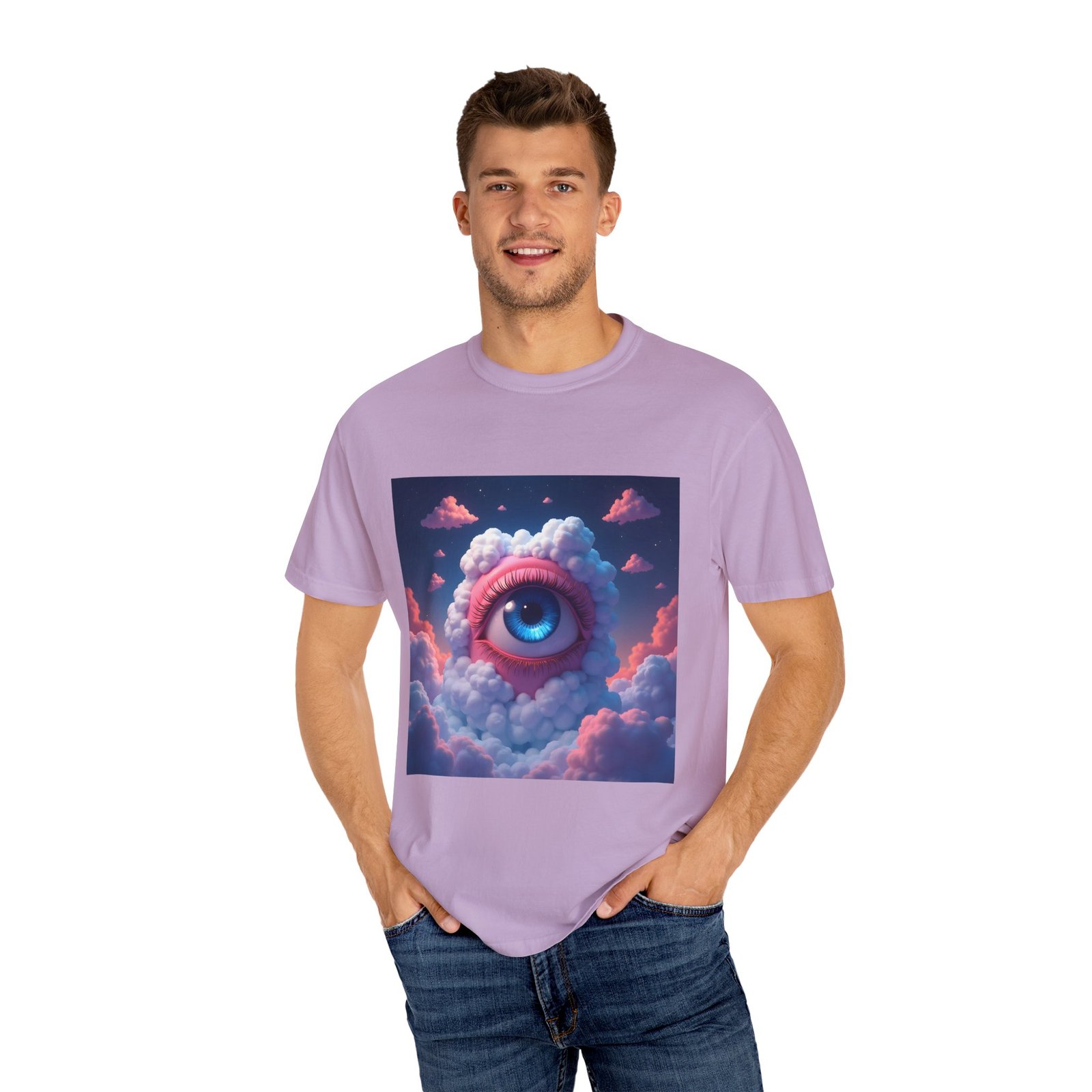 T-shirt "Dreaming Earth on Pink Clouds" - Image 44