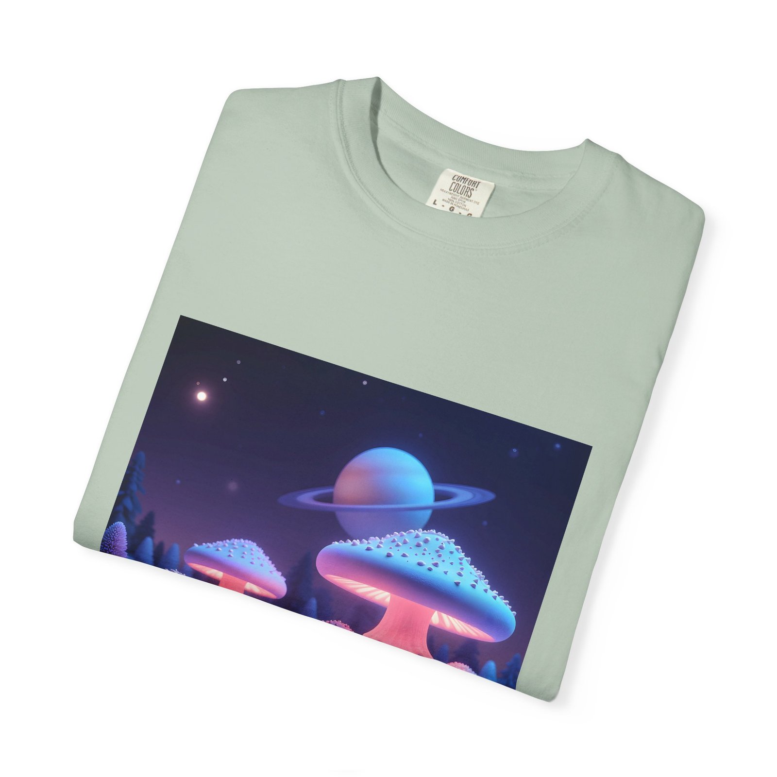 T-shirt "Glowing Trippy Mushrooms" - Image 19