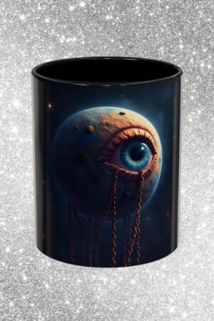 Mug "The World in Chains #2 – Trippy Surreal Mug on Capitalism & Control"