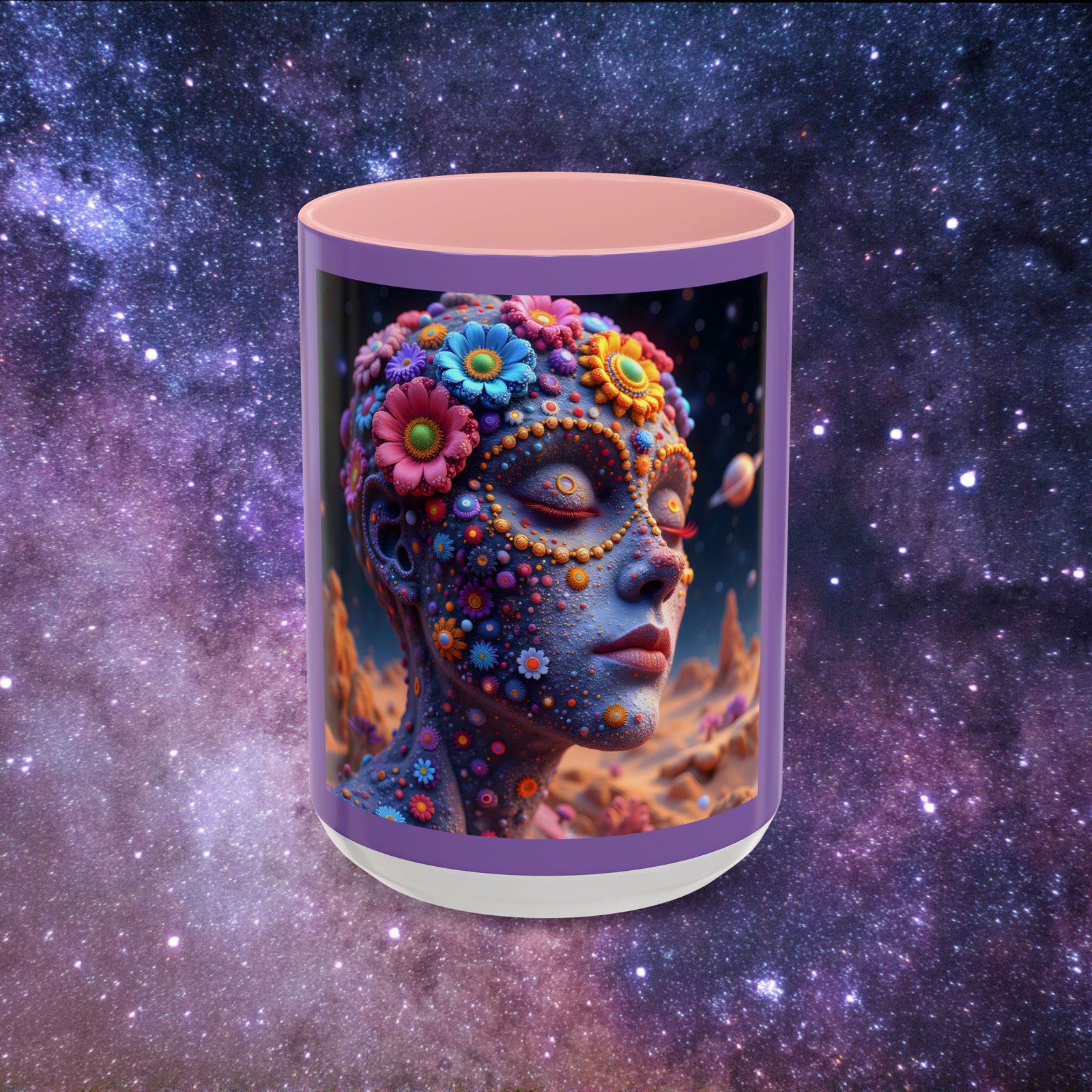 Mug "Cosmic Blue Goddess" - Image 8