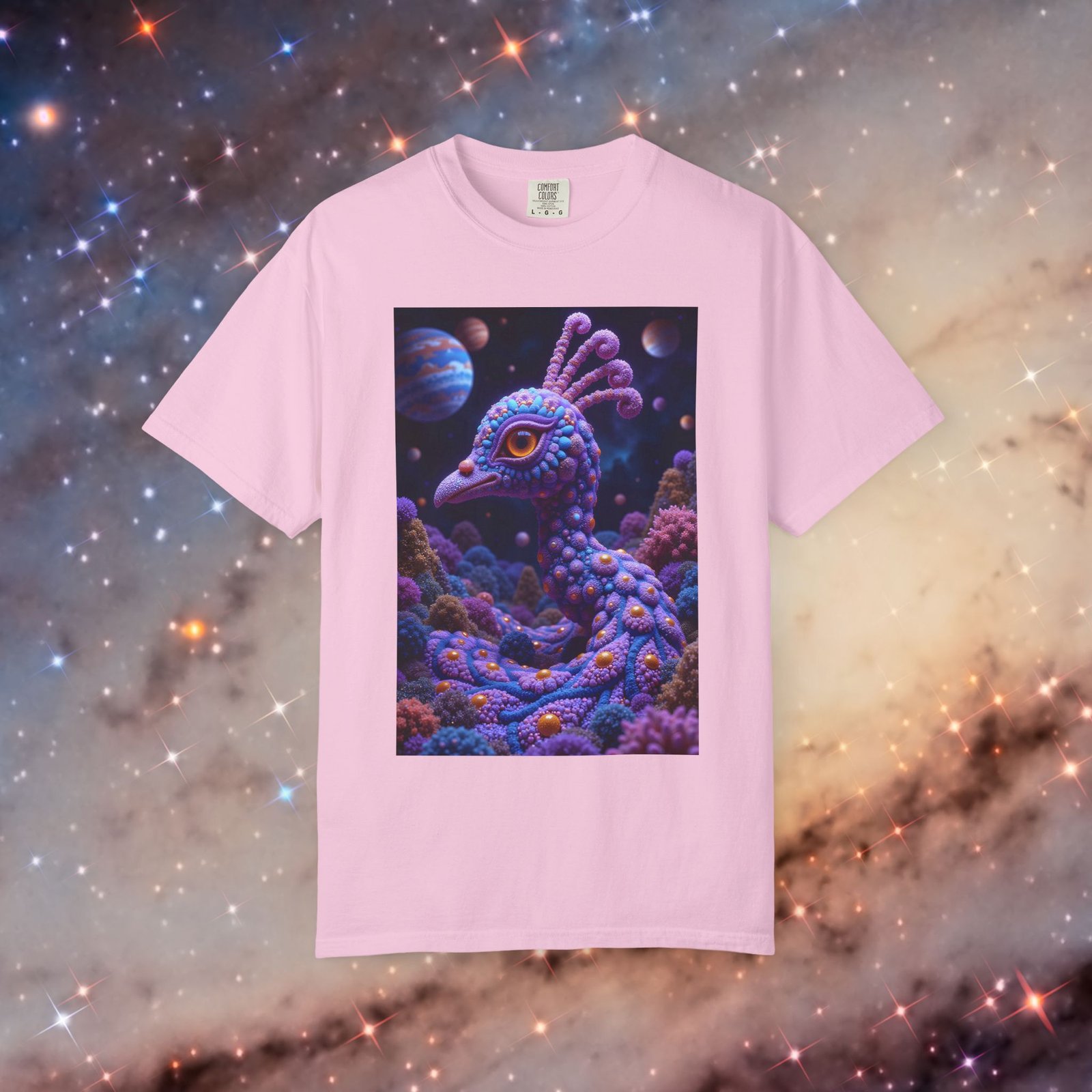 T-shirt "Psychedelic Peacock Neck" - Image 41