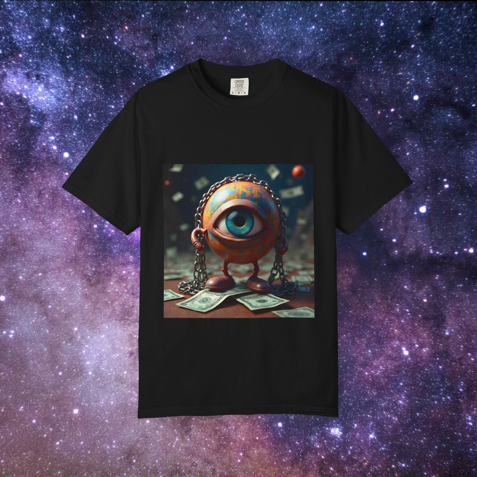 T-shirt "The World in Chains – Trippy Art on Capitalism & Control" - Image 41