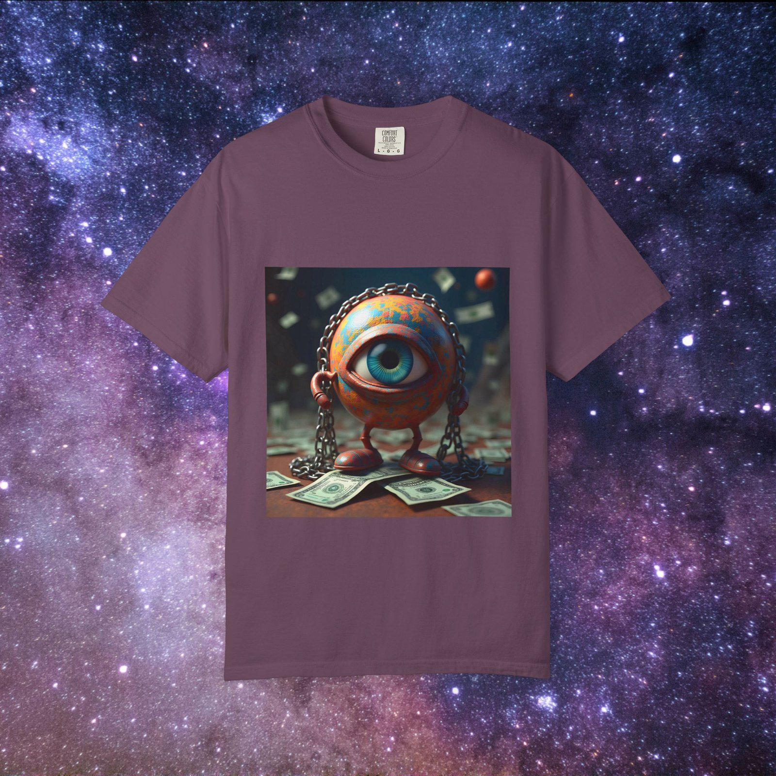 T-shirt "The World in Chains – Trippy Art on Capitalism & Control" - Image 57