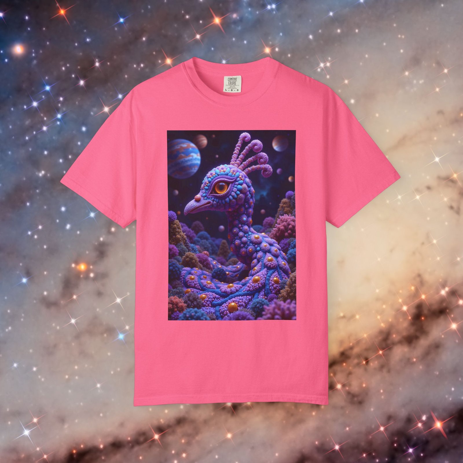 T-shirt "Psychedelic Peacock Neck" - Image 45