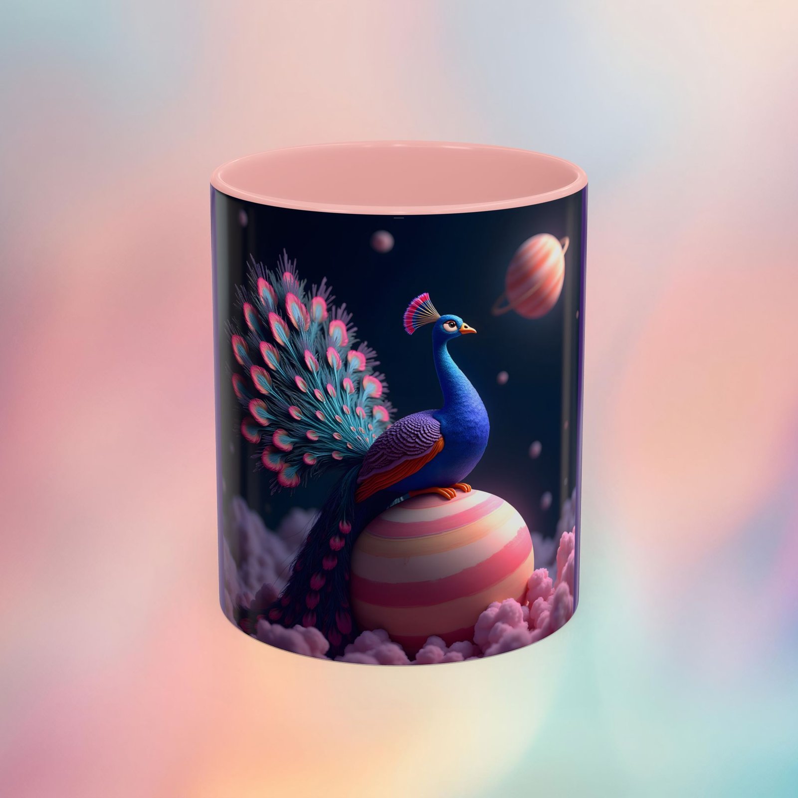Mug "Peacock on Saturn" - Image 13