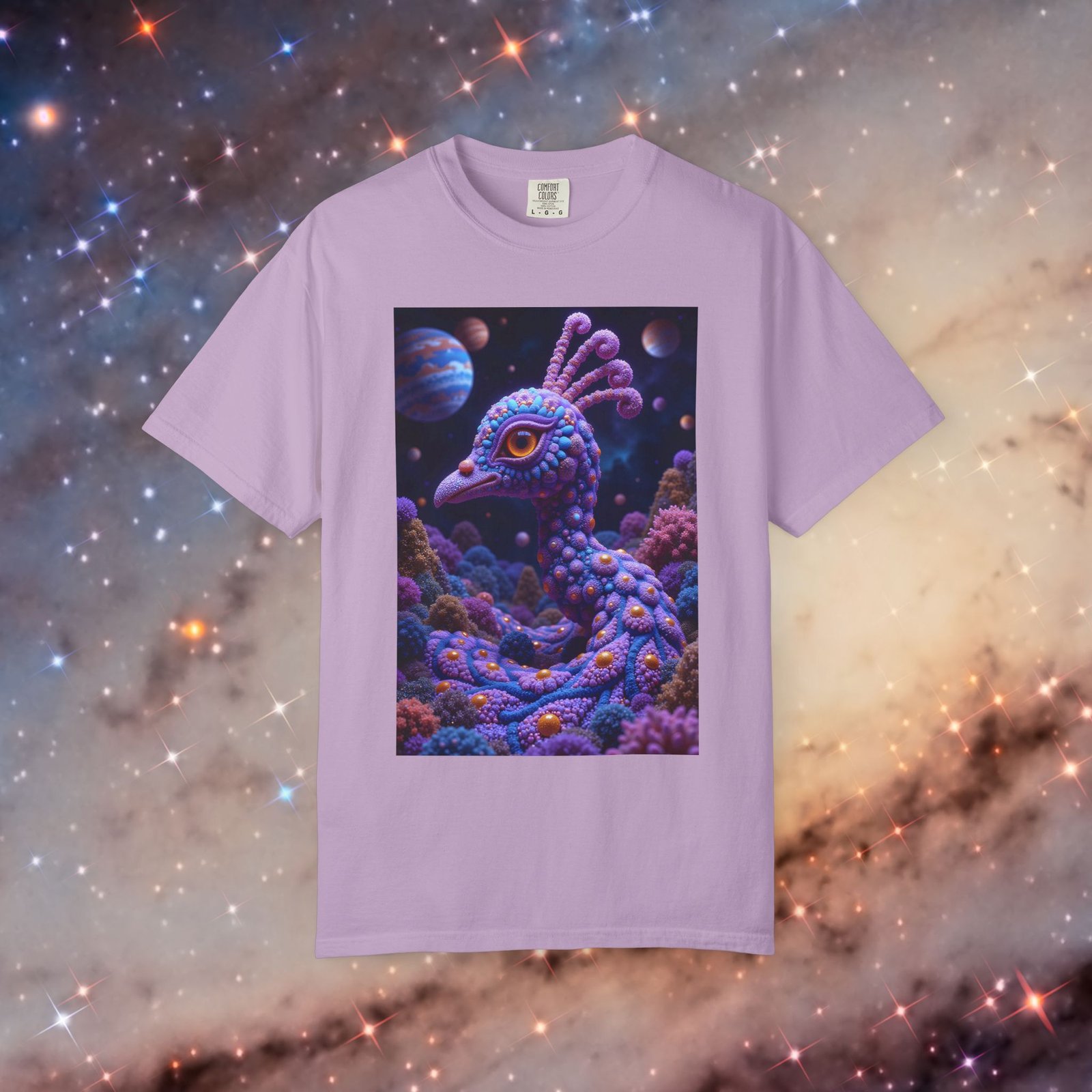 T-shirt "Psychedelic Peacock Neck" - Image 37