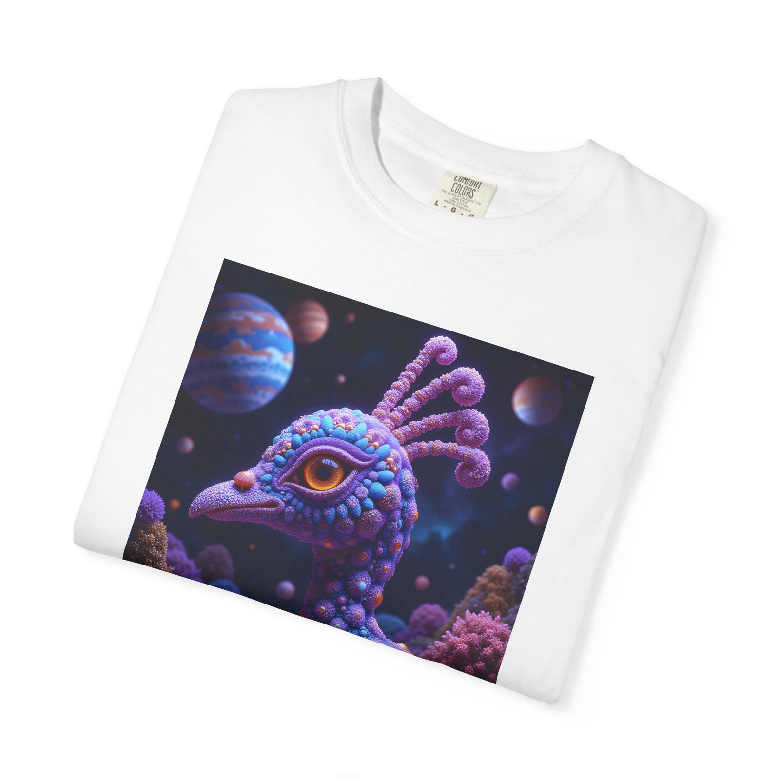 T-shirt "Psychedelic Peacock Neck" - Image 3