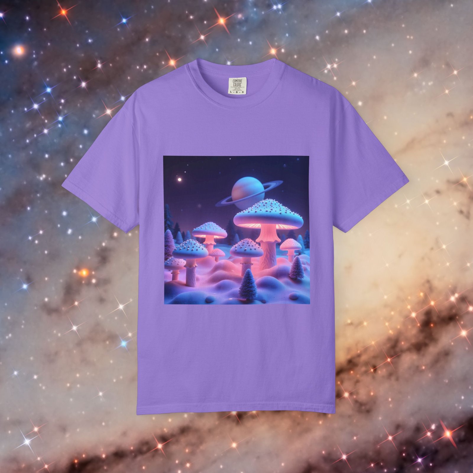 T-shirt "Glowing Trippy Mushrooms" - Image 37