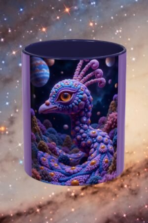 Mug "Psychedelic Peacock Neck"