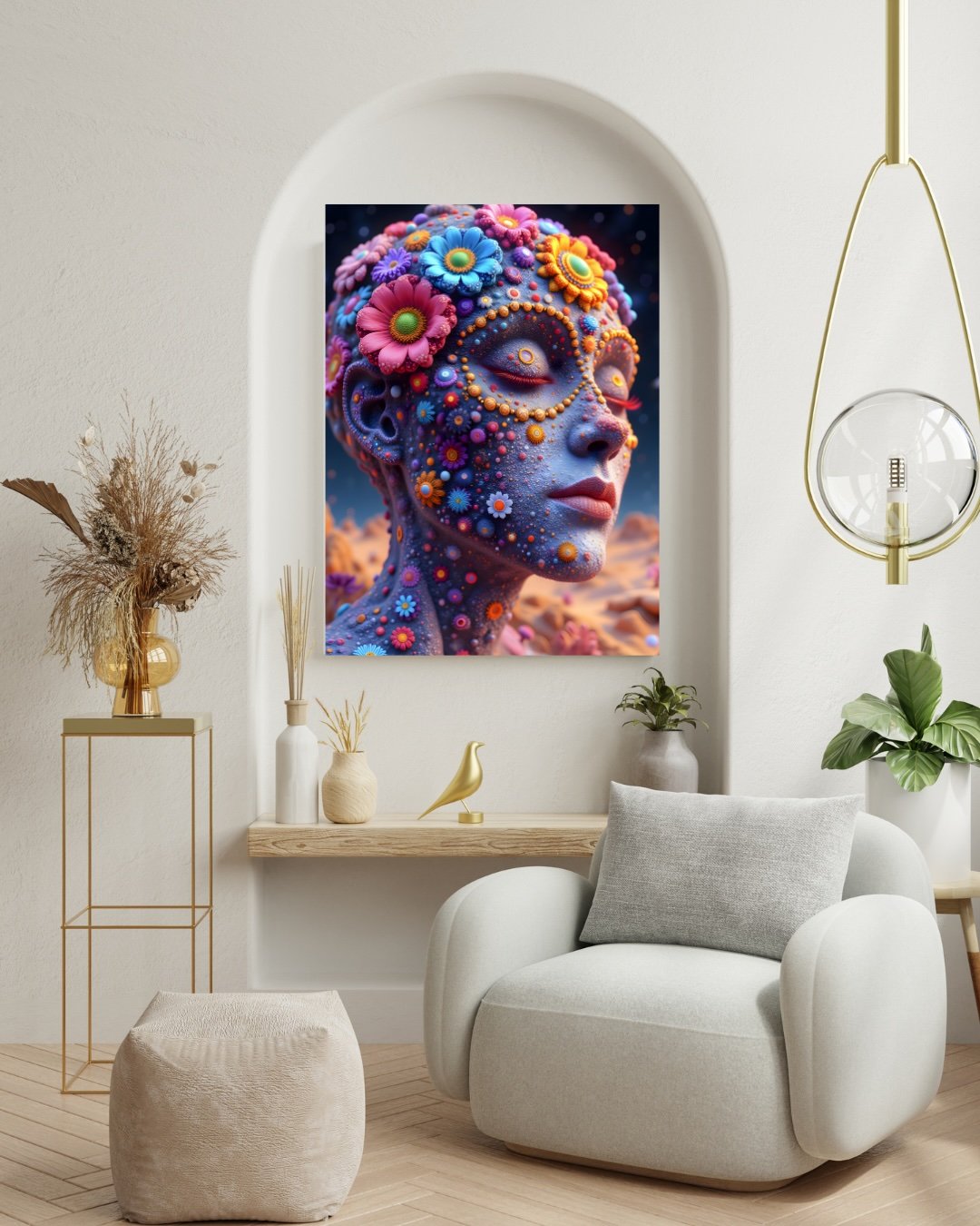 Poster "Cosmic Blue Goddess" - Image 2