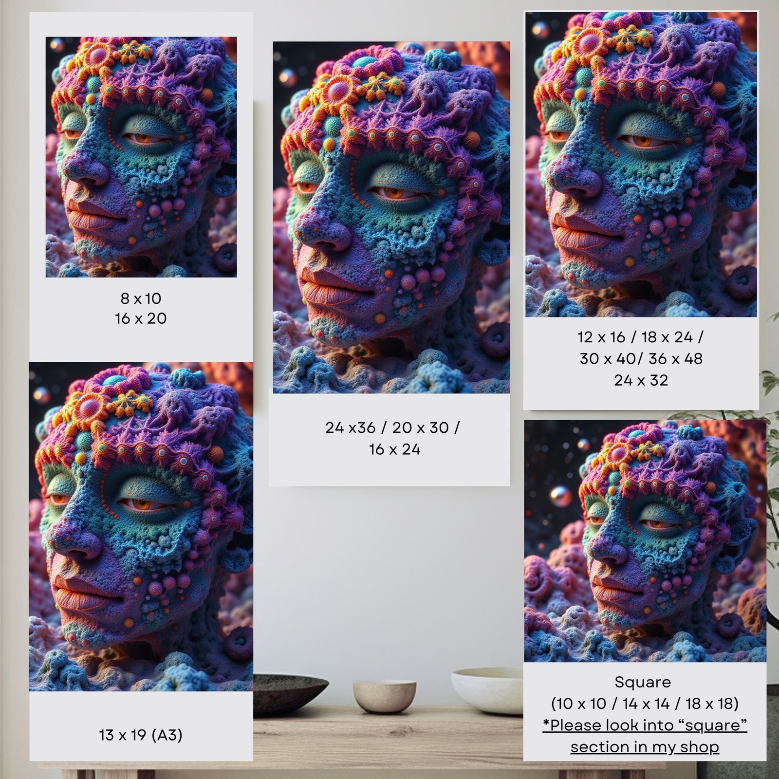 Poster "Trippy Beauty Rising" - Image 3