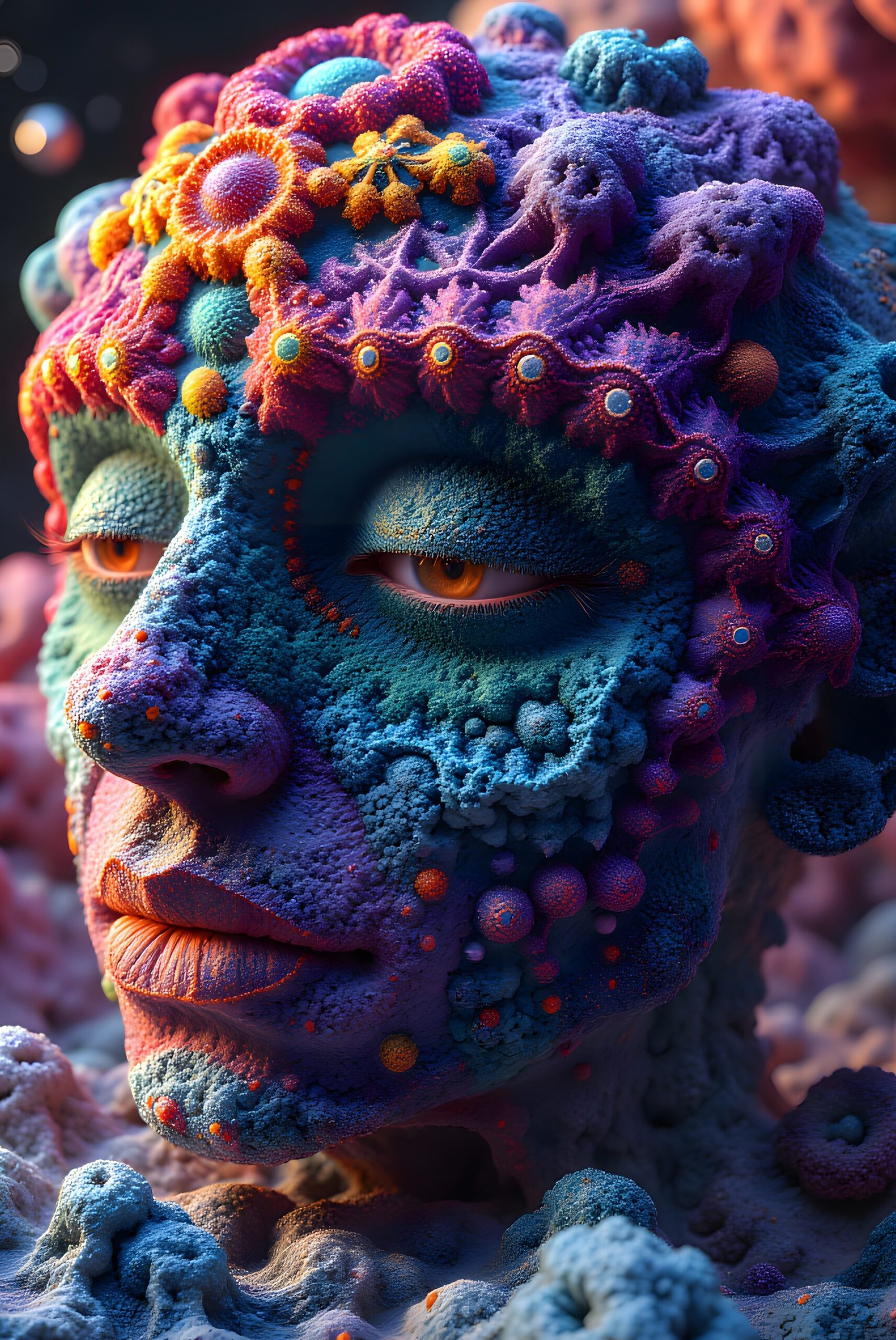 Poster "Trippy Beauty Rising"