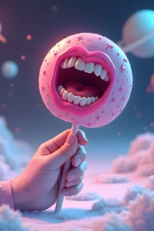 Poster "Cosmic Lollipop"