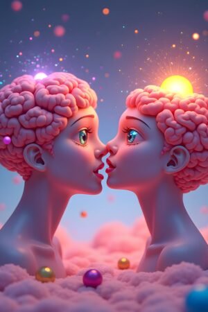 Poster "Cosmic Lovers"