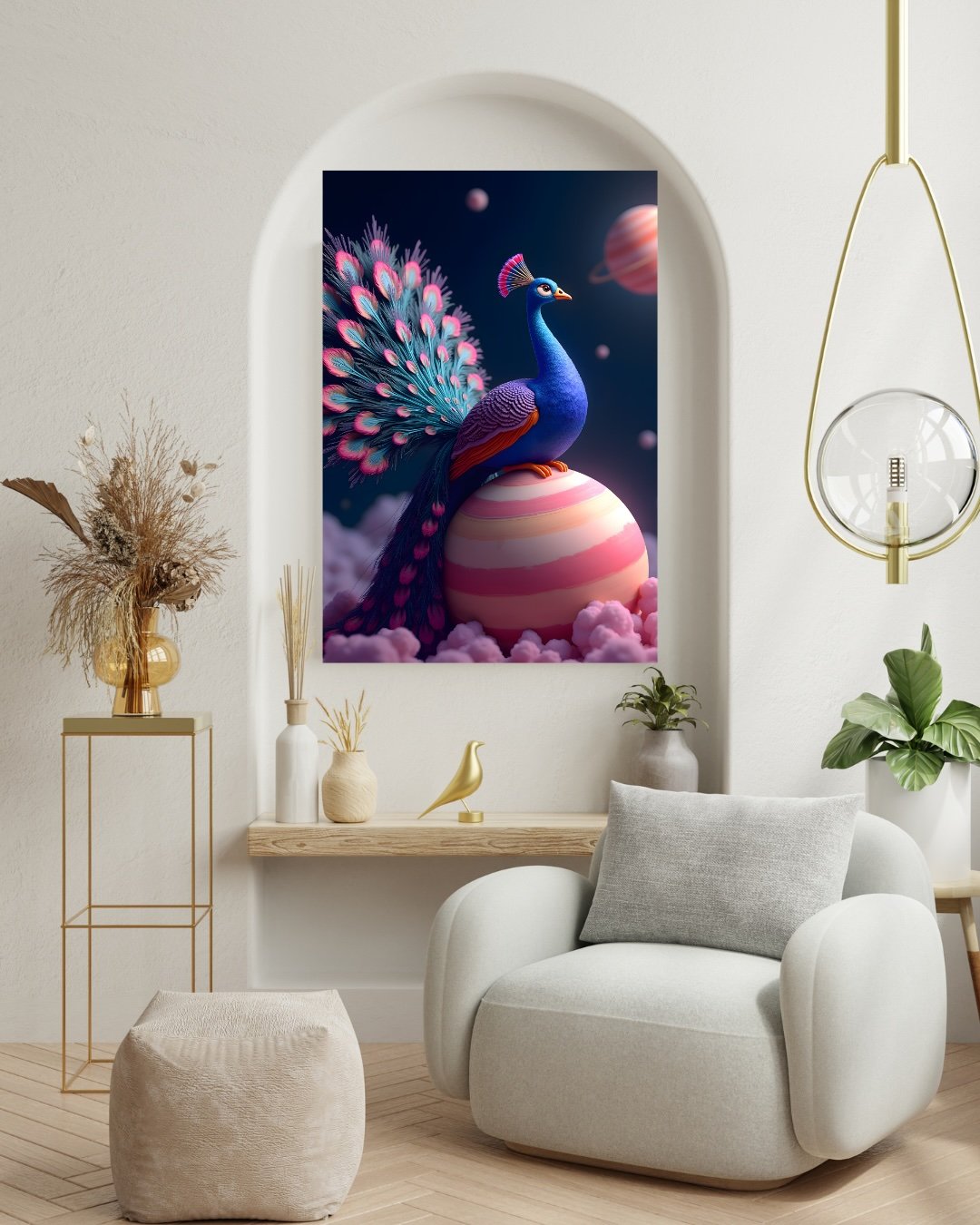 Poster "Peacock on Saturn" - Image 2