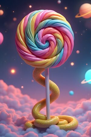 Seductive Candy In Space