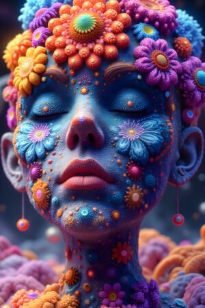 Poster "Surreal Beauty - Ayahuasca inspired"