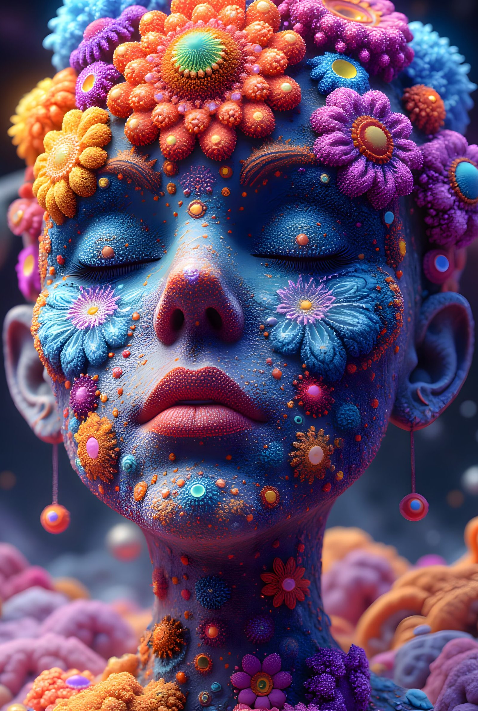 Poster "Surreal Beauty - Ayahuasca inspired"