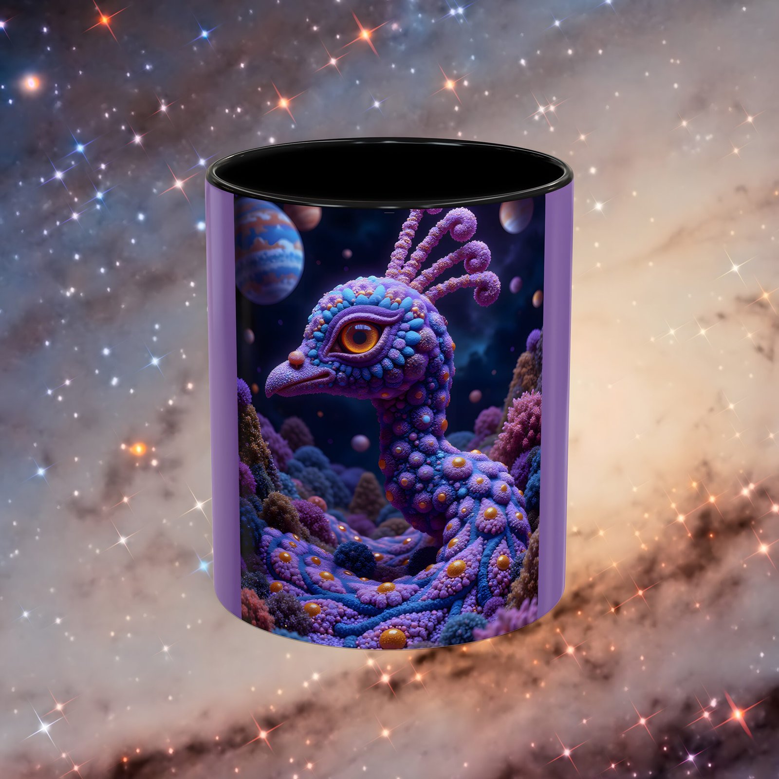 Mug "Psychedelic Peacock Neck" - Image 2