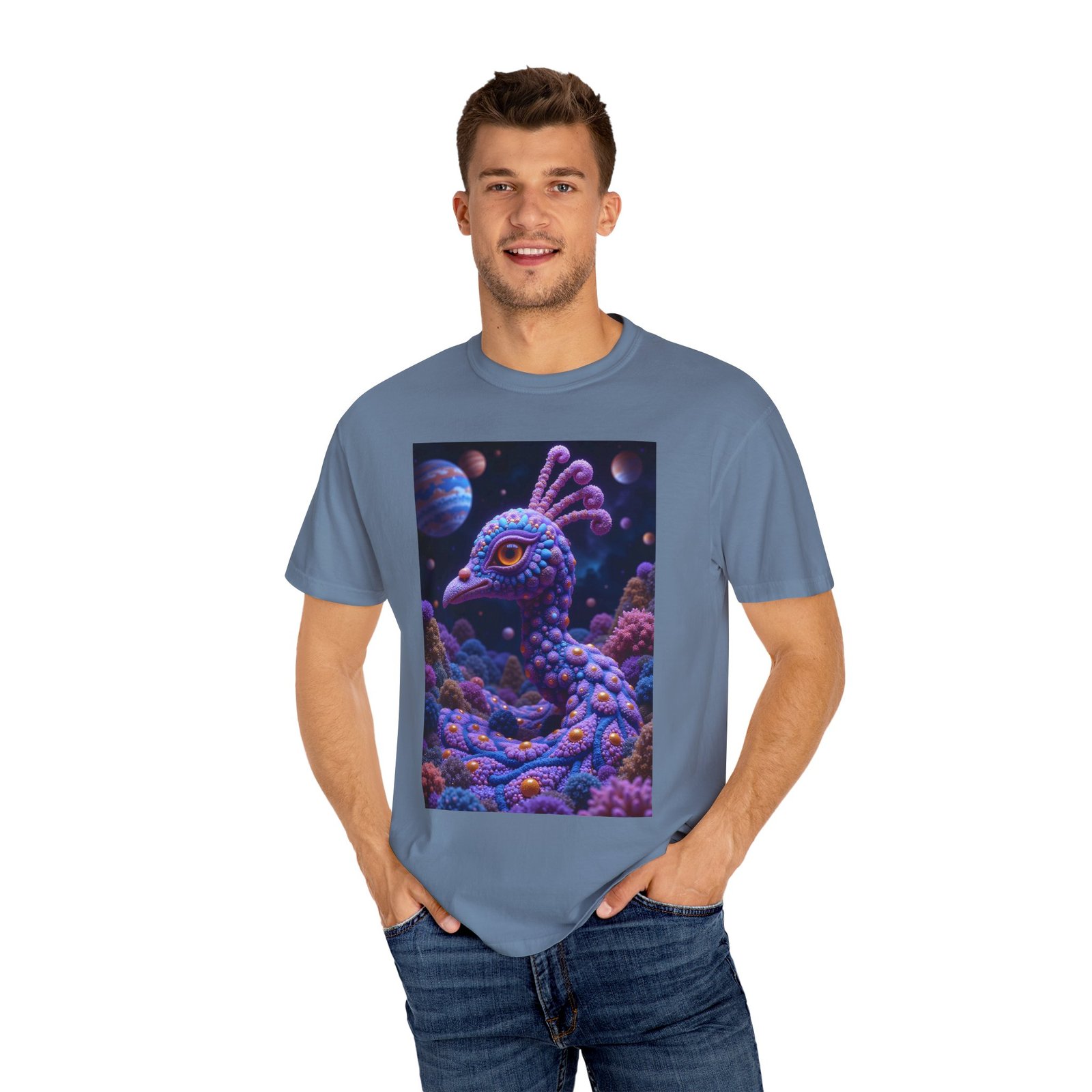 T-shirt "Psychedelic Peacock Neck" - Image 32