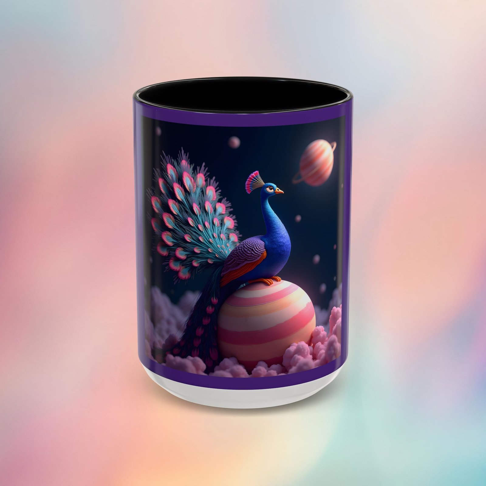 Mug "Peacock on Saturn" - Image 17