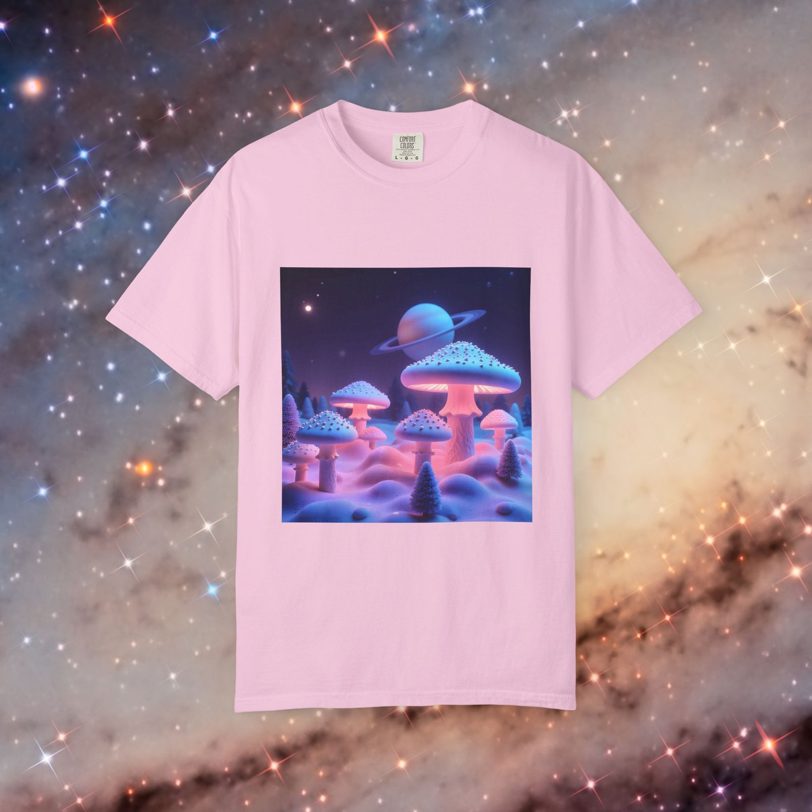 T-shirt "Glowing Trippy Mushrooms" - Image 45