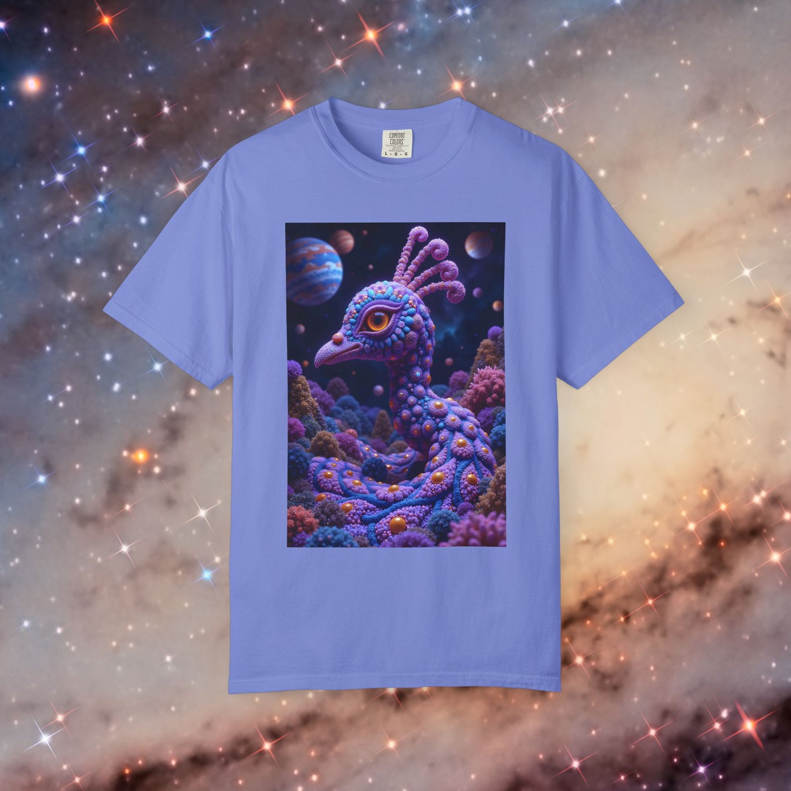 T-shirt "Psychedelic Peacock Neck" - Image 25