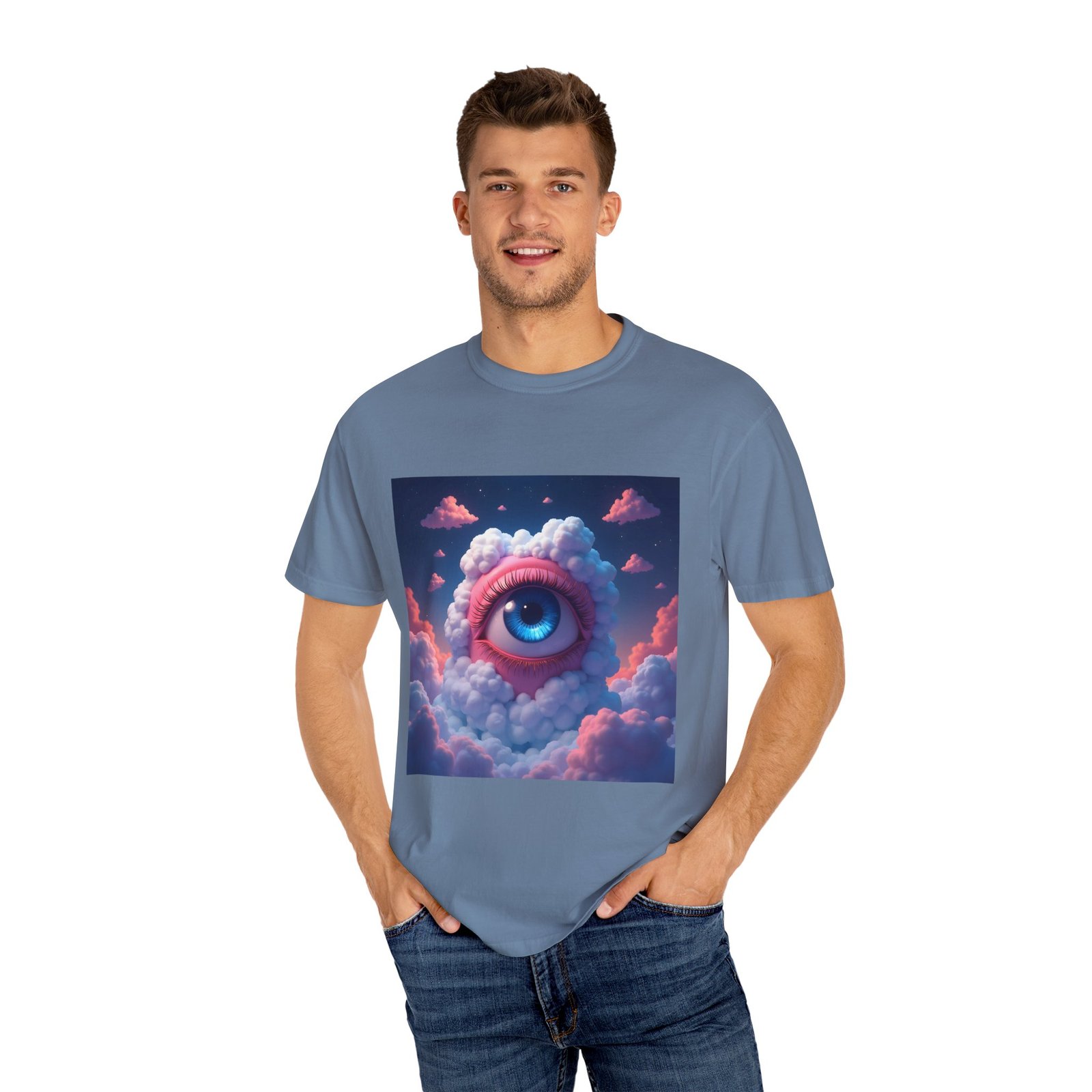 T-shirt "Dreaming Earth on Pink Clouds" - Image 32