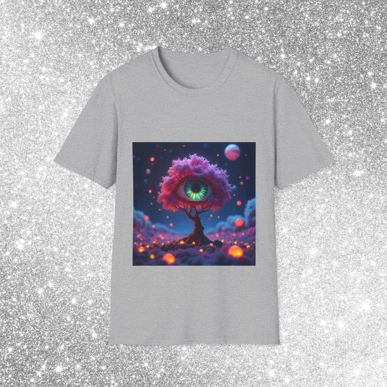 T-Shirt "Cosmic Night Tree" - Image 13