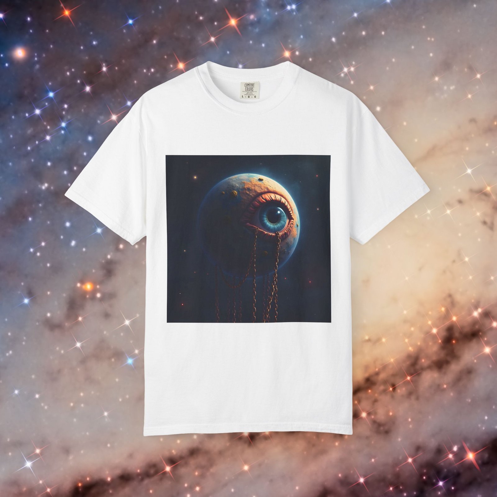 T-shirt "The World in Chains – Surreal Art on Capitalism & Control"