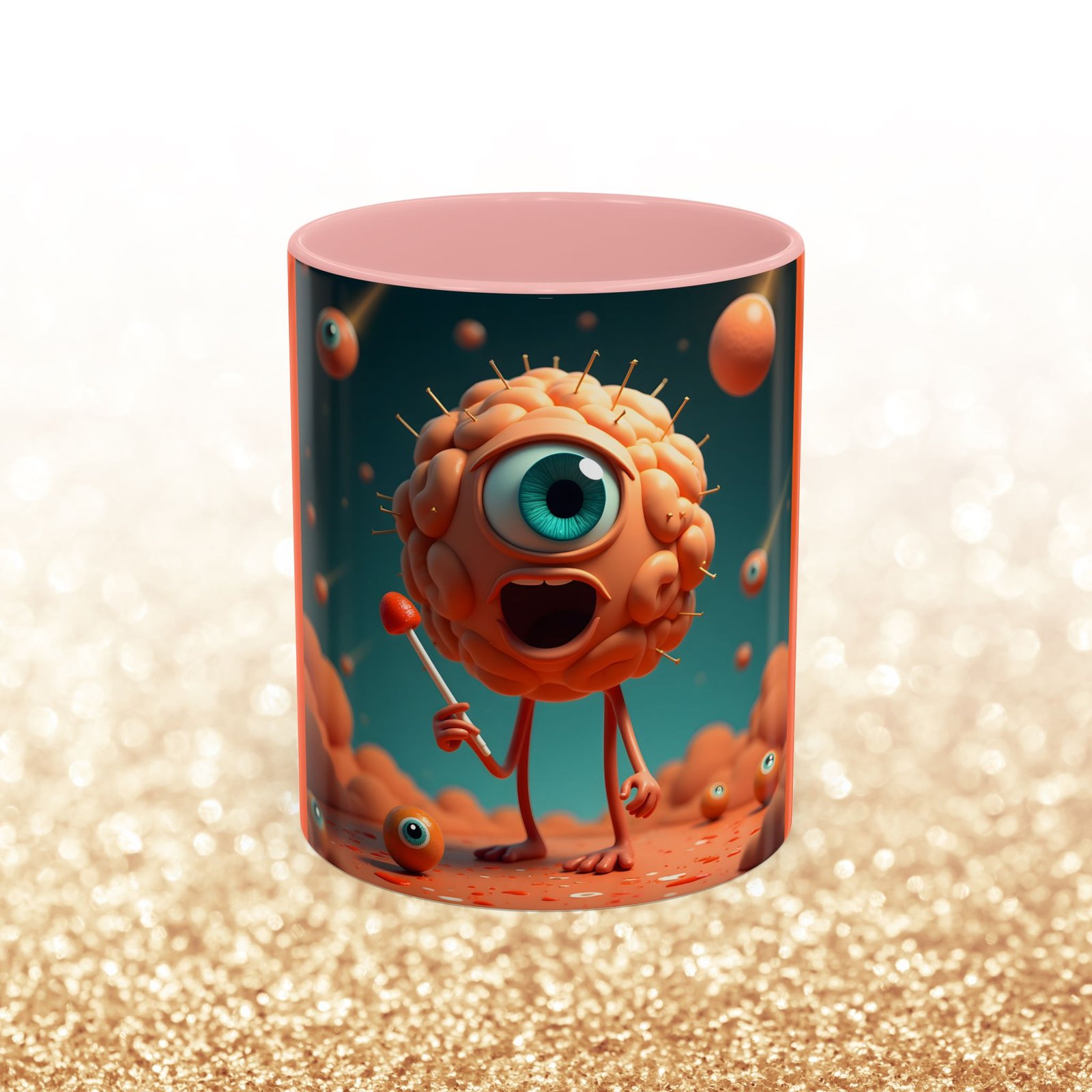 Mug "Surreal Brain Creature" - Image 13